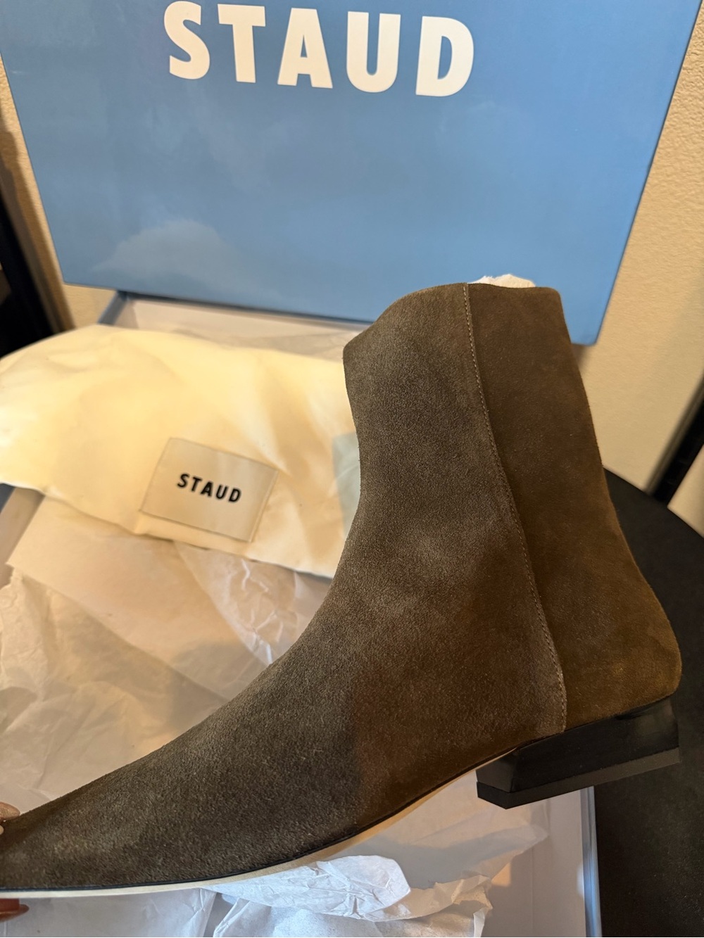 STAUD “Wally” Flat Ankle Boots EU 37 - Picture 14 of 16